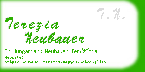 terezia neubauer business card